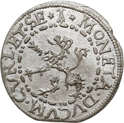 1 Solidus - Friedrich and Wilhelm Kettler Mitau; type 1 reverse image