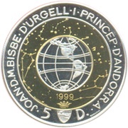 5 Diners - Joan Martí i Alanis Millennium obverse image