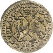 1 Grossus - Ernst Johann von Biron Mitau reverse image