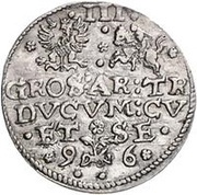 3 Grossus - Friedrich Kettler Mitau reverse image