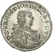 3 Grossus - Ernst Johann von Biron Mitau obverse image