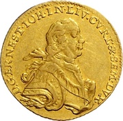 1 Ducat - Ernst Johann von Biron small bust obverse image