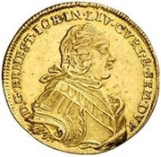 1 Ducat - Ernst Johann von Biron large bust obverse image