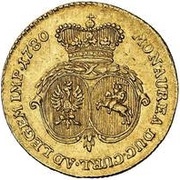 1 Ducat - Peter von Biron reverse image
