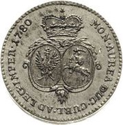 1 Ducat - Peter von Biron Pattern reverse image