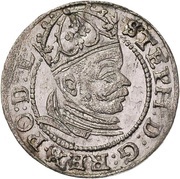 1 Grossus - Stephen Báthory Riga obverse image