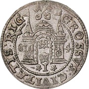 1 Grossus - Stephen Báthory Riga, Livonia, 1581-1584 reverse image
