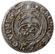 1½ Grossus - Sigismund III Vasa Riga, Livonia, 1616-1617 reverse image
