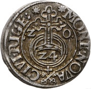 3 Polker - Sigismund III Vasa Riga, Livonia, 1620-1624 reverse image
