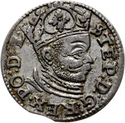 3 Grossus - Stephen Báthory Riga obverse image