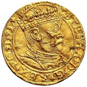 1 Ducat - Stephen Báthory Riga obverse image
