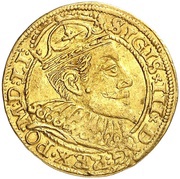 1 Ducat - Sigismund III Vasa Riga obverse image