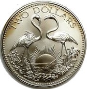 2 Dollars - Elizabeth II, Bahamas, 1974-1980 reverse image