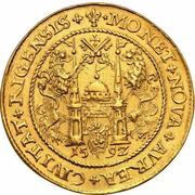 10 Dukat - Sigismund III Vasa Riga reverse image