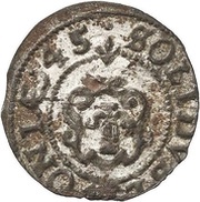 1 Solidus - Christina Type 1; Riga reverse image
