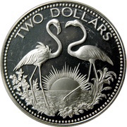 2 Dollars - Elizabeth II Silver Proof Issue reverse image