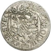 3 Polker - Carl XII Grid at centre obverse image