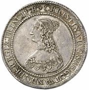 1 Dalderi - Christina 3rd portrait obverse image