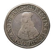 2 Dalderi - Christina 1st portrait obverse image