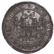 3 Dalderi - Christina, Livonia, 1644 reverse image