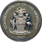 2 Dollars 10th Anniversary of Independence obverse image