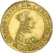 1 Ducat - Christina 3rd portrait obverse image