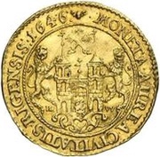 1 Ducat - Christina 3rd portrait reverse image