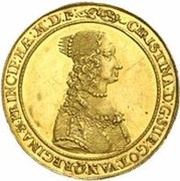 2 Ducats - Christina 2nd portrait obverse image