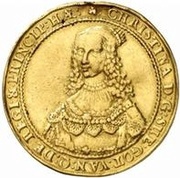 3 Ducats - Christina 1st portrait obverse image
