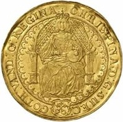 1 Rose Ryal - Christina obverse image
