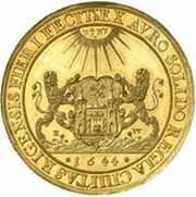 6 Ducats - Christina, Livonia, 1644 reverse image