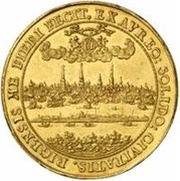 6 Ducats - Carl X Gustav, Livonia, 1654 reverse image