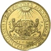 10 Dukat - Christina, Livonia, 1643-1644 reverse image