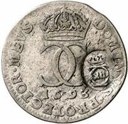 5 Öre - Carl XII Countermark obverse image