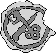 1 Lübische "Dorpat-pfennig" - Dietrich II Damerow, Livonia, 1379-1400 reverse image