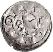 1 Lübische - Henry II Wrangel, Livonia, 1400-1410 reverse image