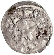1 Pfennig - Johannes IV Duesborg Sword left; key right, Livonia, 1513-1514 reverse image