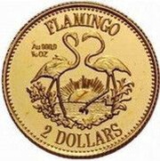 2 Dollars Bullion-Flamingo reverse image