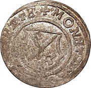 1 Schilling - Johannes VI Bey Pointy shields; dotted circle reverse image