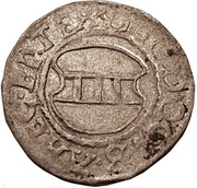 1 Schilling - Jodokus von der Recke Two shields with curved tops obverse image