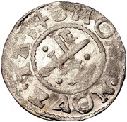 1 Schilling - Hermann II Wesel With shield; key up reverse image