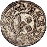 1 Schilling - Hermann II Wesel Without shield; sword left; key right obverse image