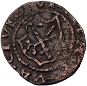1 Schilling Sword right; key left obverse image