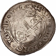 1 Ferding - Johannes V Blankenfeld, Livonia, 1520-1525 reverse image