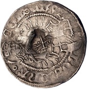 1 Ferding Dorpat countermark obverse image