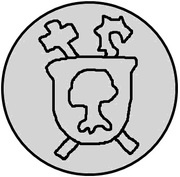 1 Pfennig - Wolter von Plettenberg and Jasper Linde Riga; smooth shield, Livonia, 1509-1524 reverse image