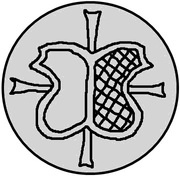 1 Pfennig - Wolter von Plettenberg and Jasper Linde Riga; bumpy shield obverse image