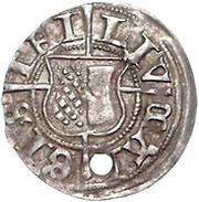 1 Schilling - Wolter von Plettenberg and Jasper Linde Riga; curved sides obverse image
