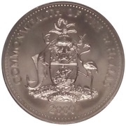 2 Dollars 2000 Years of Christianity obverse image
