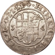1 Ferding - Heinrich von Galen and Wilhelm von Brandenburg Riga obverse image